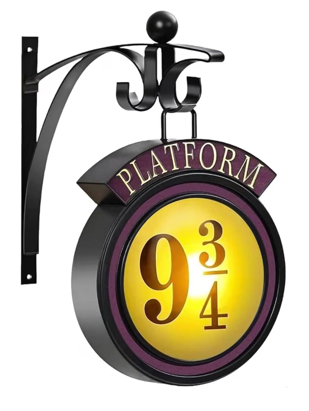 Harry Potter Platform 9 3/4 Illuminated Wall Night Light Sign